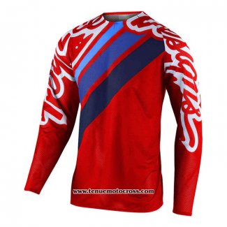 2020 Motocross Cyclisme Maillot TLD Manches Longues Rouge