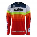 2020 Motocross Cyclisme Maillot TLD Manches Longues Rouge