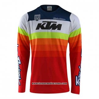 2020 Motocross Cyclisme Maillot TLD Manches Longues Rouge