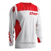 2020 Motocross Cyclisme Maillot Thor Manches Longues Blanc