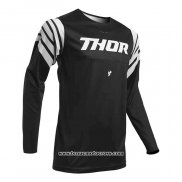 2020 Motocross Cyclisme Maillot Thor Manches Longues Noir