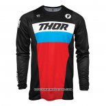 2020 Motocross Cyclisme Maillot Thor Manches Longues Noir Rouge