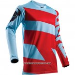 2020 Motocross Cyclisme Maillot Thor Manches Longues Rouge Bleu