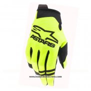 2021 Motocross Cyclisme Alpinestars Gants Doigts Long Jaune