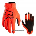 2021 Motocross Cyclisme FOX Gants Doigts Long Orange