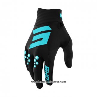 2021 Shot Motocross Cyclisme Gants Doigts Long Bleu Clair