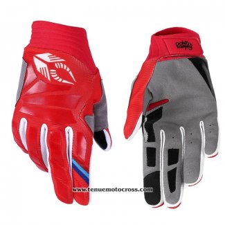 2020 Motocross Cyclisme Deft Family Gants Doigts Long Rouge