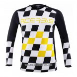 2020 Motocross Cyclisme Maillot Acerbis Manches Longues Noir Jaune