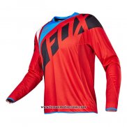 2020 Motocross Cyclisme Maillot FOX Manches Longues Rouge