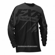 2020 Motocross Cyclisme Maillot FXR Manches Longues Noir