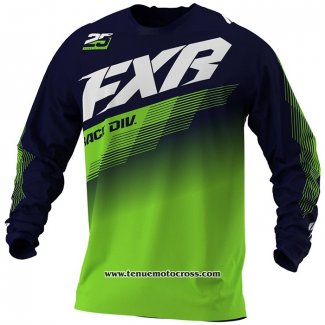 2020 Motocross Cyclisme Maillot FXR Manches Longues Vert