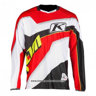 2020 Motocross Cyclisme Maillot Klim Manches Longues Rouge