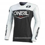 2020 Motocross Cyclisme Maillot Oneal Manches Longues Noir Blanc