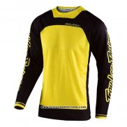 2020 Motocross Cyclisme Maillot TLD Manches Longues Jaune Noir