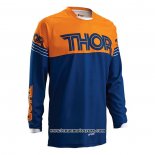 2020 Motocross Cyclisme Maillot Thor Manches Longues Bleu