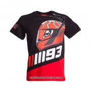 2020 Motocross Cyclisme T Shirt No.93 Manches Courtes Rouge