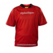 2020 Motocross Cyclisme T Shirt TLD Manches Courtes Rouge