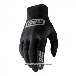 2021 Motocross Cyclisme 100 Percent Gants Doigts Long Noir