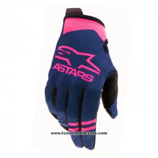 2021 Motocross Cyclisme Alpinestars Gants Doigts Long Fuchsia