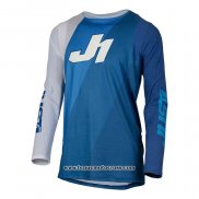 2021 Motocross Cyclisme Maillot Just 1 Manches Longues Bleu