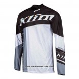 2021 Motocross Cyclisme Maillot Klim Manches Longues Noir Blanc