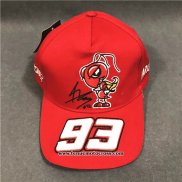 2020 Moto GP Cyclisme No.93 Casquette Noir Rouge