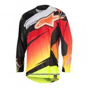 2020 Motocross Cyclisme Maillot Alpinestars Manches Longues Rouge