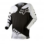 2020 Motocross Cyclisme Maillot FOX Manches Longues Noir Blanc