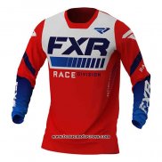 2020 Motocross Cyclisme Maillot FXR Manches Longues Rouge