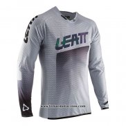 2020 Motocross Cyclisme Maillot Leatt Manches Longues Gris