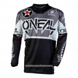 2020 Motocross Cyclisme Maillot Oneal Manches Longues Gris