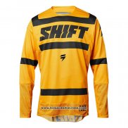 2020 Motocross Cyclisme Maillot Shift Manches Longues Jaune