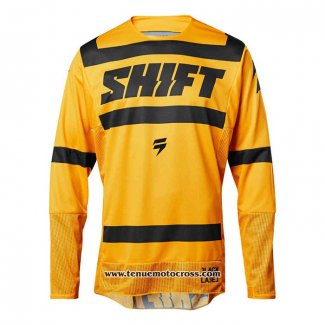 2020 Motocross Cyclisme Maillot Shift Manches Longues Jaune