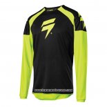 2020 Motocross Cyclisme Maillot Shift Manches Longues Noir Jaune