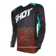 2020 Motocross Cyclisme Maillot Shot Manches Longues Noir