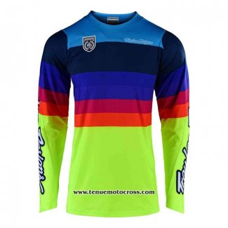 2020 Motocross Cyclisme Maillot TLD Manches Longues Jaune