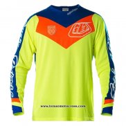 2020 Motocross Cyclisme Maillot TLD Manches Longues Jaune