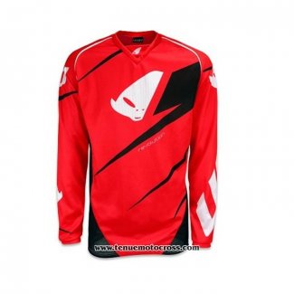 2020 Motocross Cyclisme Maillot UFO Manches Longues Rouge