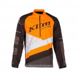 2021 Klim Motocross Cyclisme Maillot Manches Longues Orange Noir