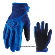 2021 Motocross Cyclisme Thor Gants Doigts Long Bleu