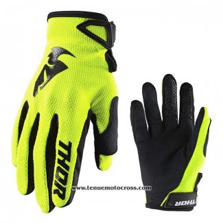 2021 Motocross Cyclisme Thor Gants Doigts Long Jaune