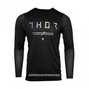 2021 Thor Motocross Cyclisme Maillot Manches Longues Noir