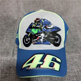 2020 Moto GP Cyclisme VR 46 Casquette Bleu