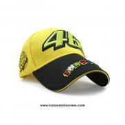 2020 Moto GP Cyclisme VR 46 Casquette Jaune