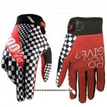 2020 Motocross Cyclisme 100 Gants Doigts Long Noir