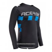 2020 Motocross Cyclisme Maillot Acerbis Manches Longues Noir Bleu