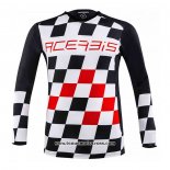 2020 Motocross Cyclisme Maillot Acerbis Manches Longues Noir Rouge