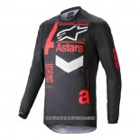 2020 Motocross Cyclisme Maillot Alpinestars Manches Longues Noir