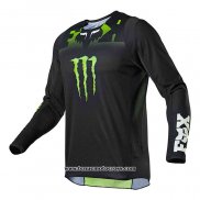 2020 Motocross Cyclisme Maillot FOX Manches Longues Noir