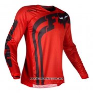 2020 Motocross Cyclisme Maillot FOX Manches Longues Rouge